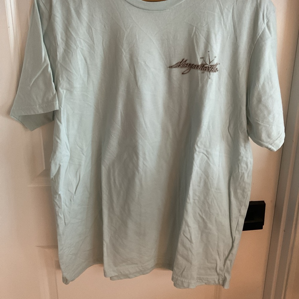 Margaritaville - Soft Blue Short Sleeve Graphic Tee - Men’s Size X-Large - Picture 2 of 12